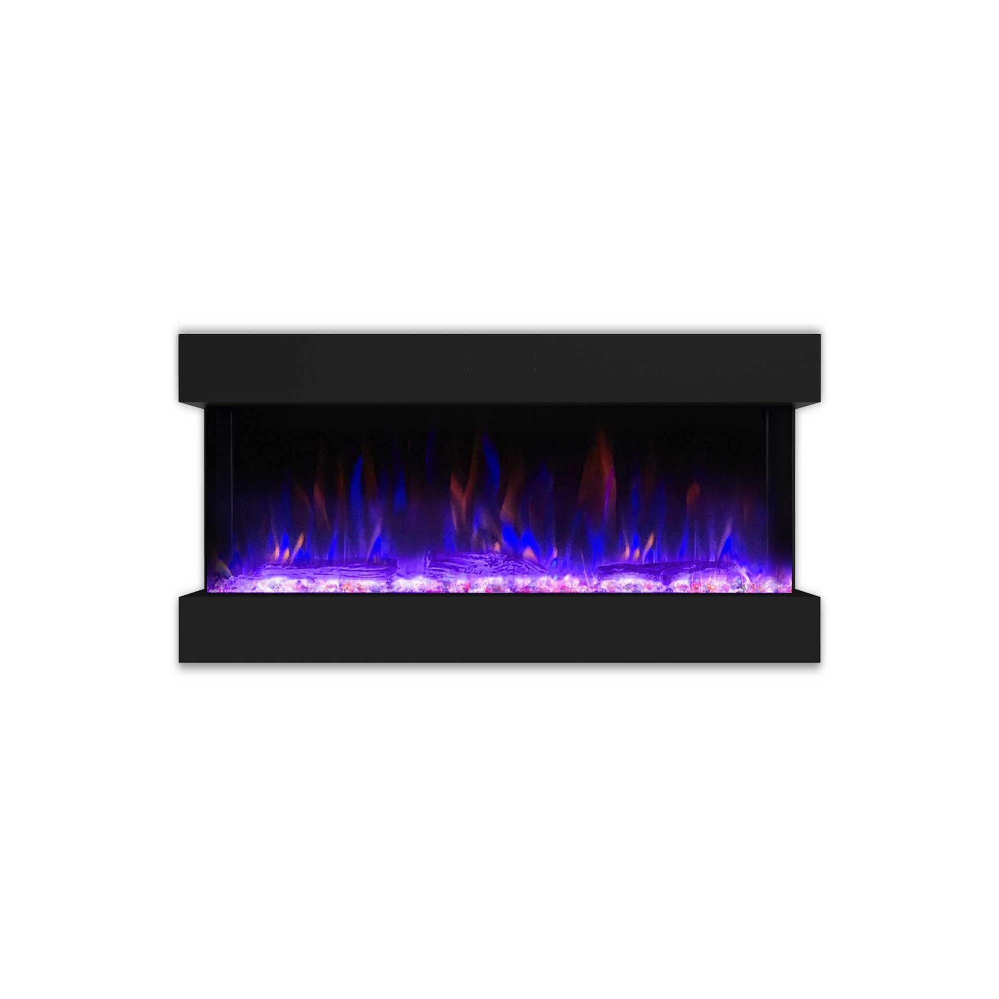 EdenDirect Wall-Mount LED Electric Fireplace — 40in. Width, 1500W, 5000 BTUs, Remote Control, Black, Model# NTETS36